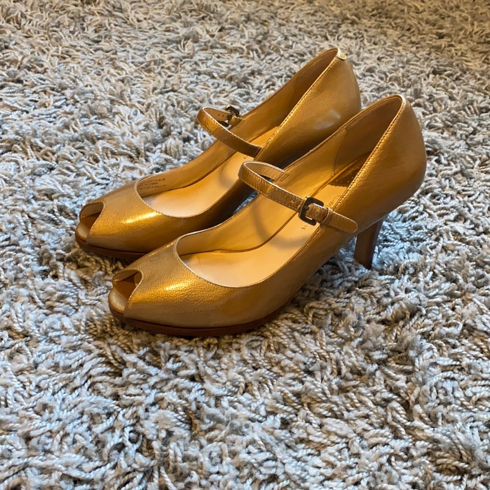 Cole Haan w/ Nike Air Peep-toe Maryjane Pump